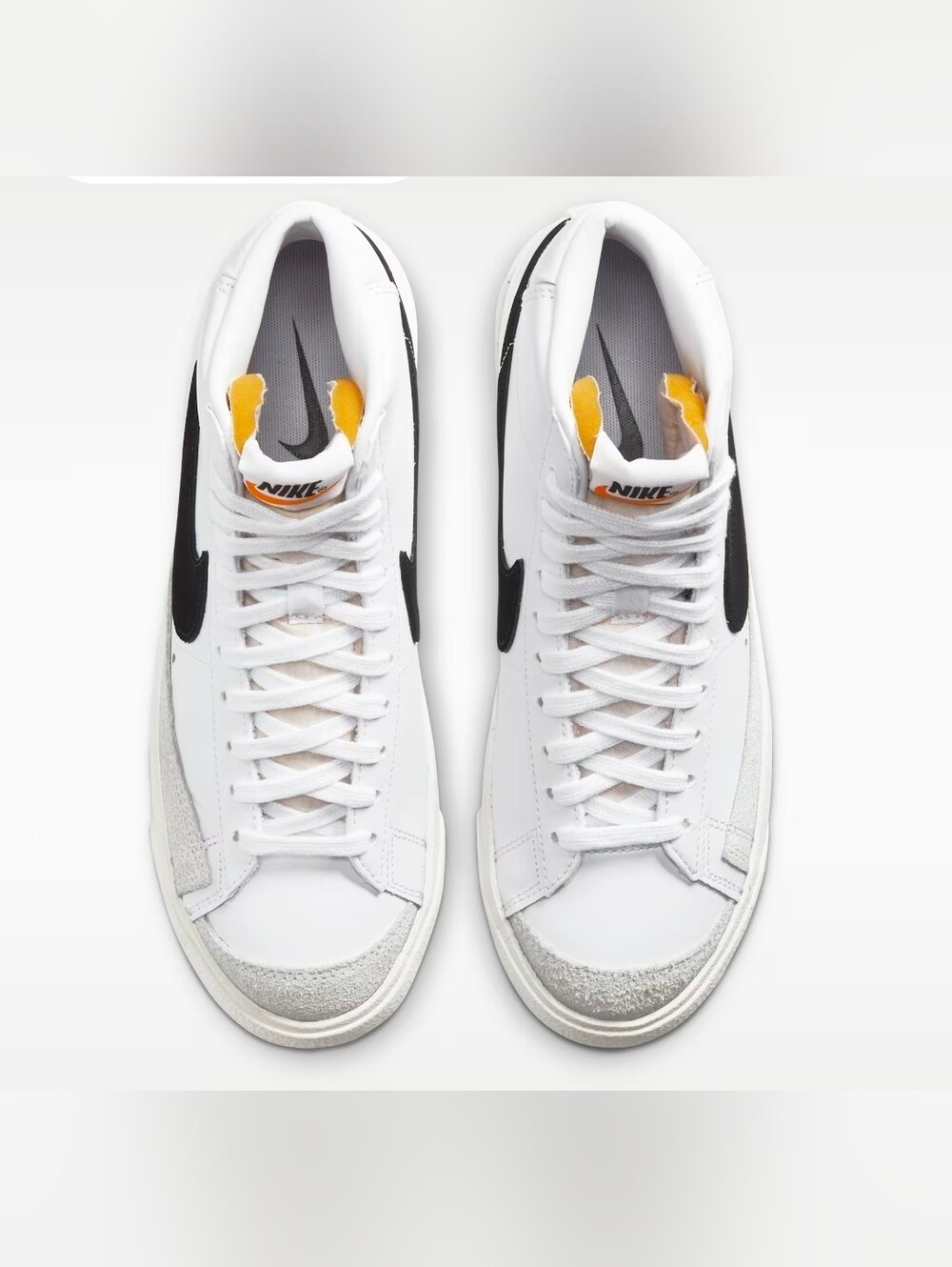 NWOB Nike Blazer Mid '77 Women's Leather Shoes White US 11 - Picture 5 of 15
